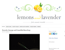 Tablet Screenshot of lemonsandlavender.com